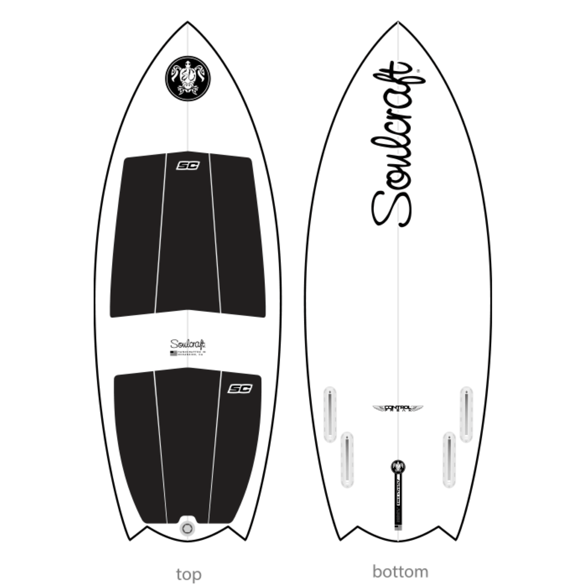 Soulcraft Control Freak A-Series Wakesurf Board 2022 - BoardCo