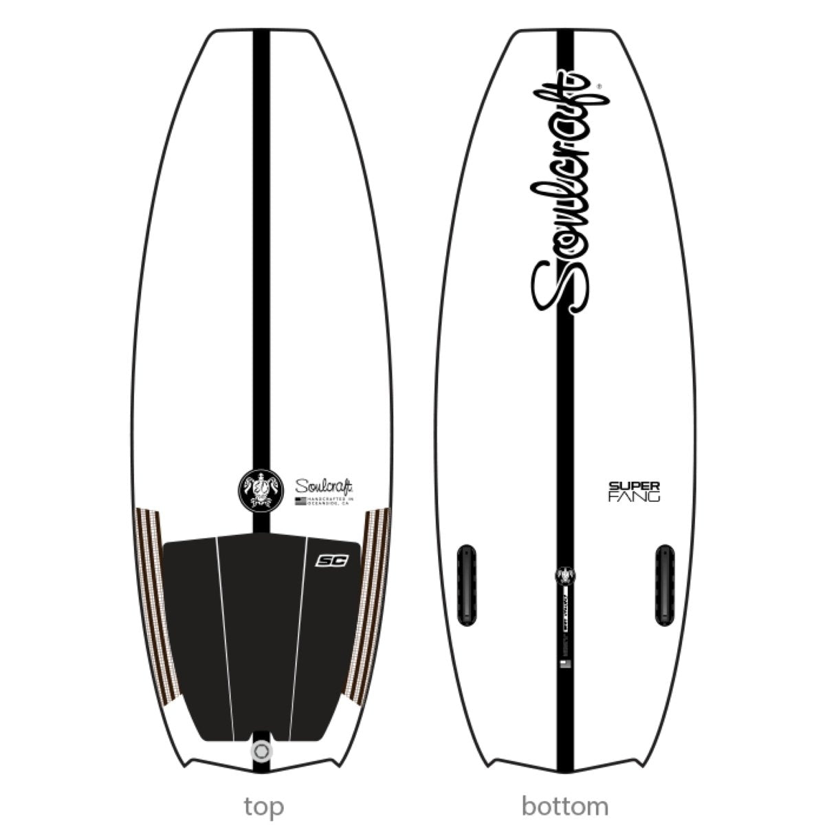 Soulcraft SuperFang R-Series Wakesurf Board 2022 - BoardCo