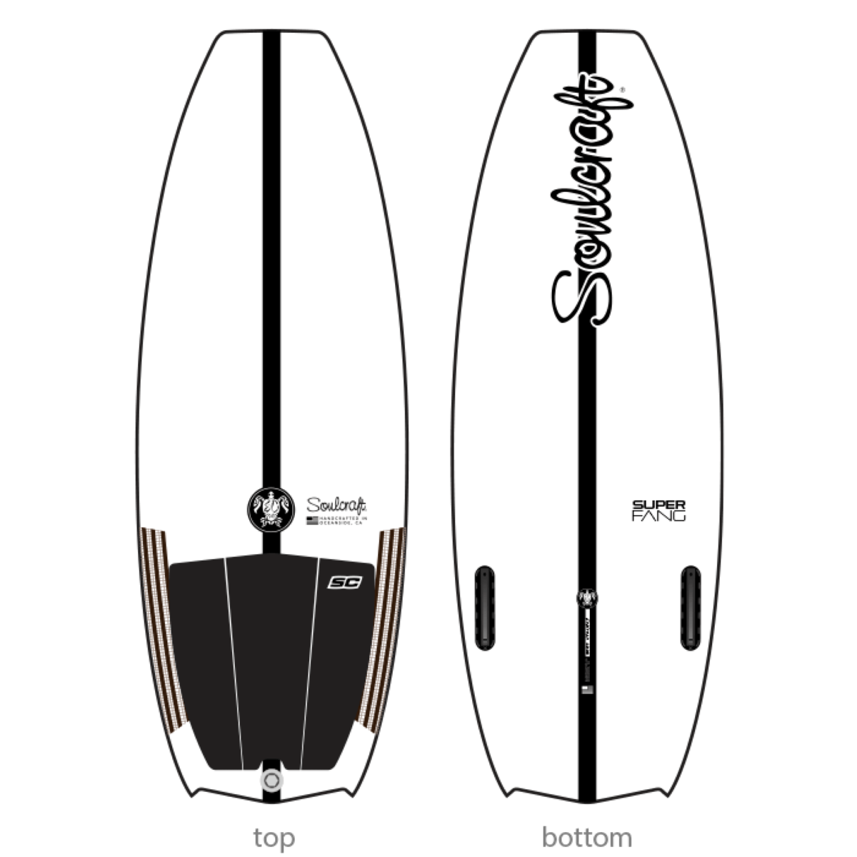 Soulcraft SuperFang R-Series Wakesurf Board 2022 - BoardCo