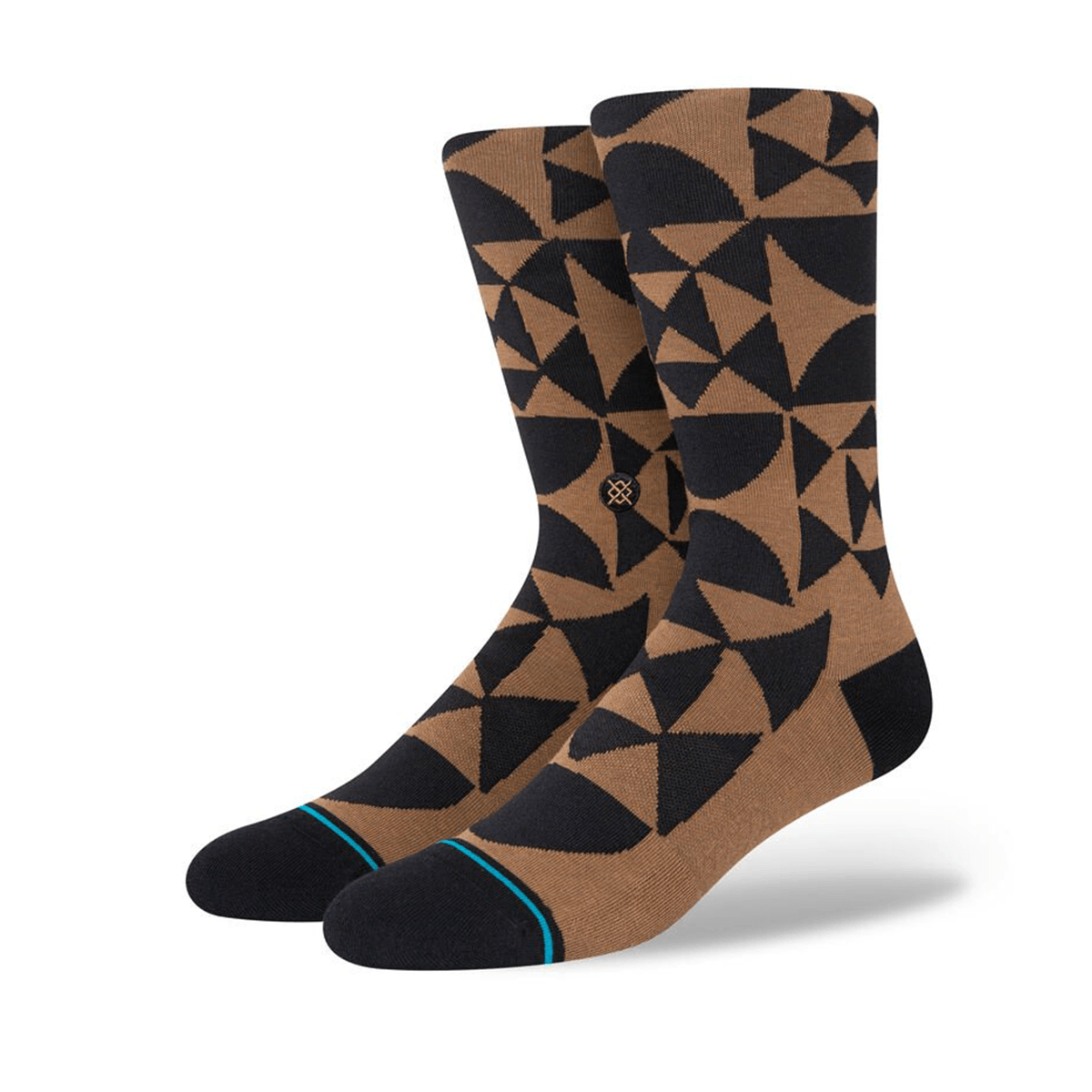 Stance Alter Crew Socks in Brown - BoardCo