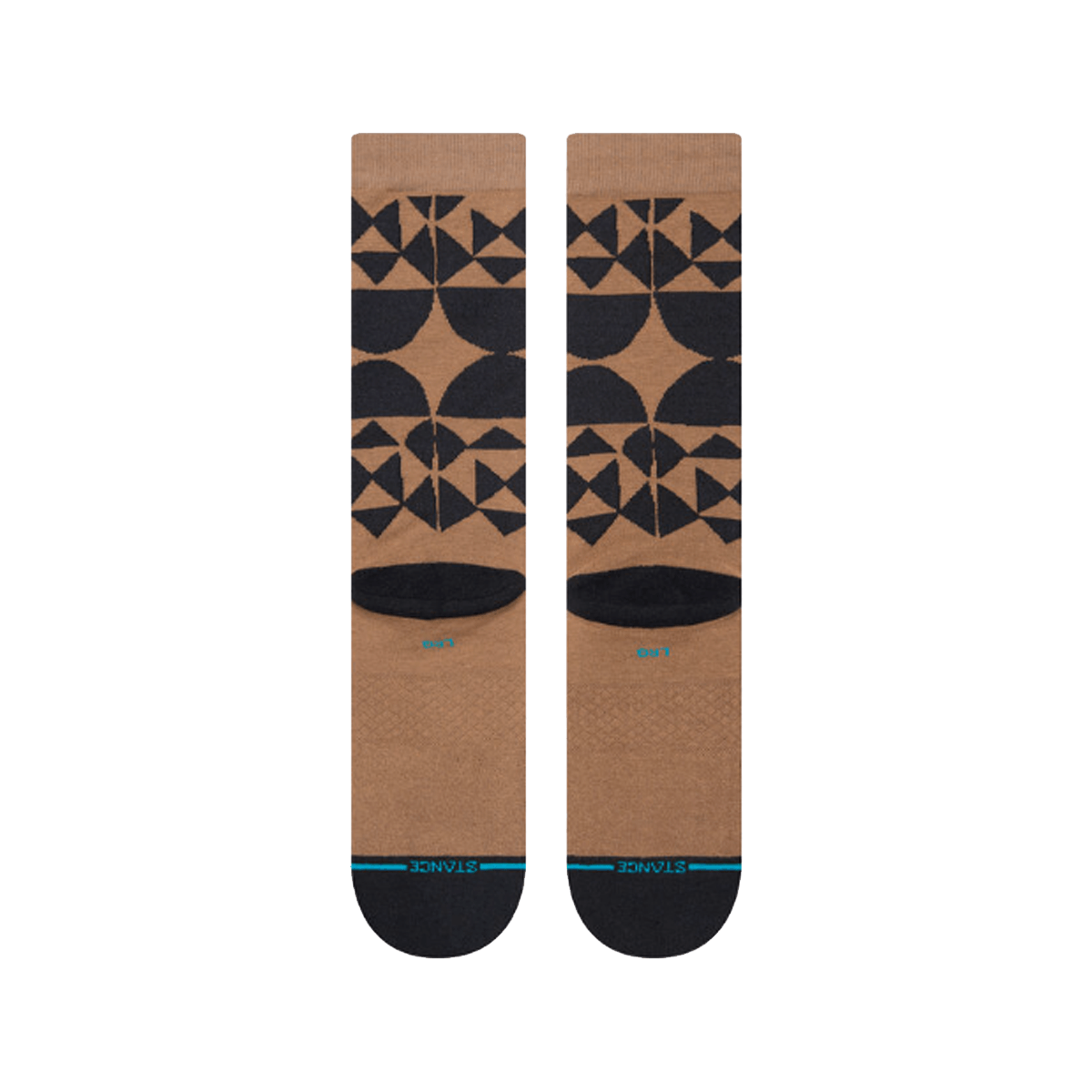 Stance Alter Crew Socks in Brown - BoardCo