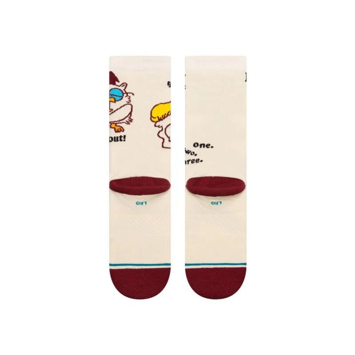 Stance Mr. Owl Kids Socks in Canvas - BoardCo