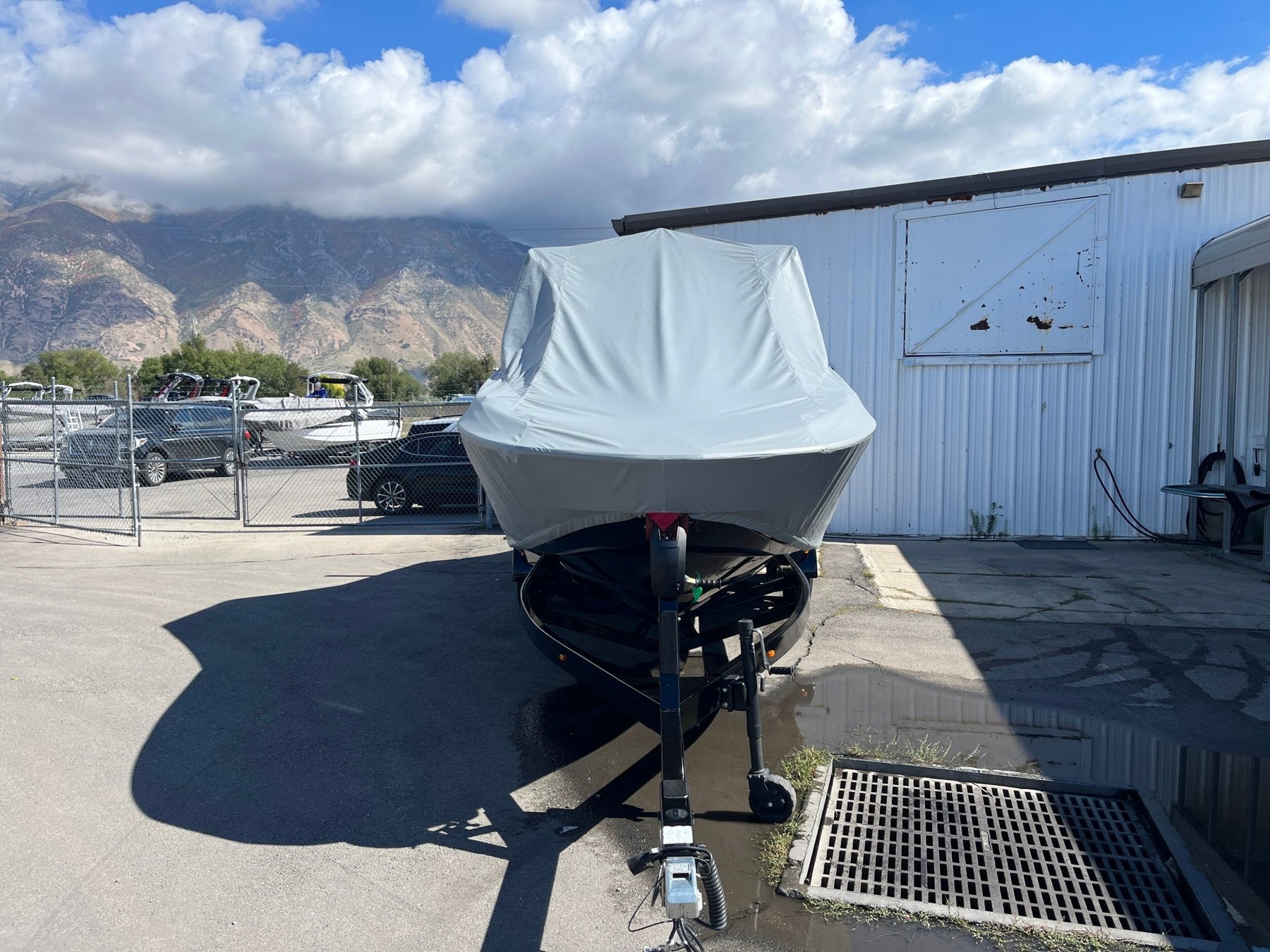 Supreme S240 With Battle Tower and FCT Bimini, Double Up Storage Cover - BoardCo
