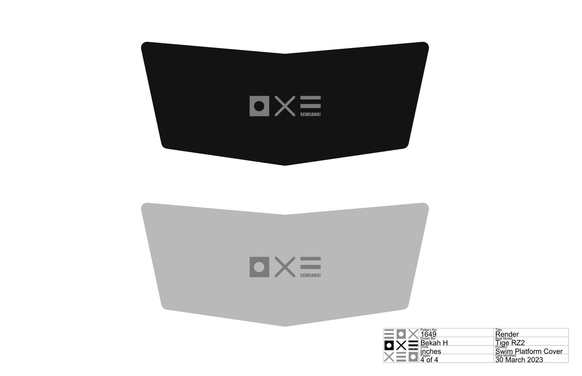 Tige RZ2 Swim Platform Cover - BoardCo