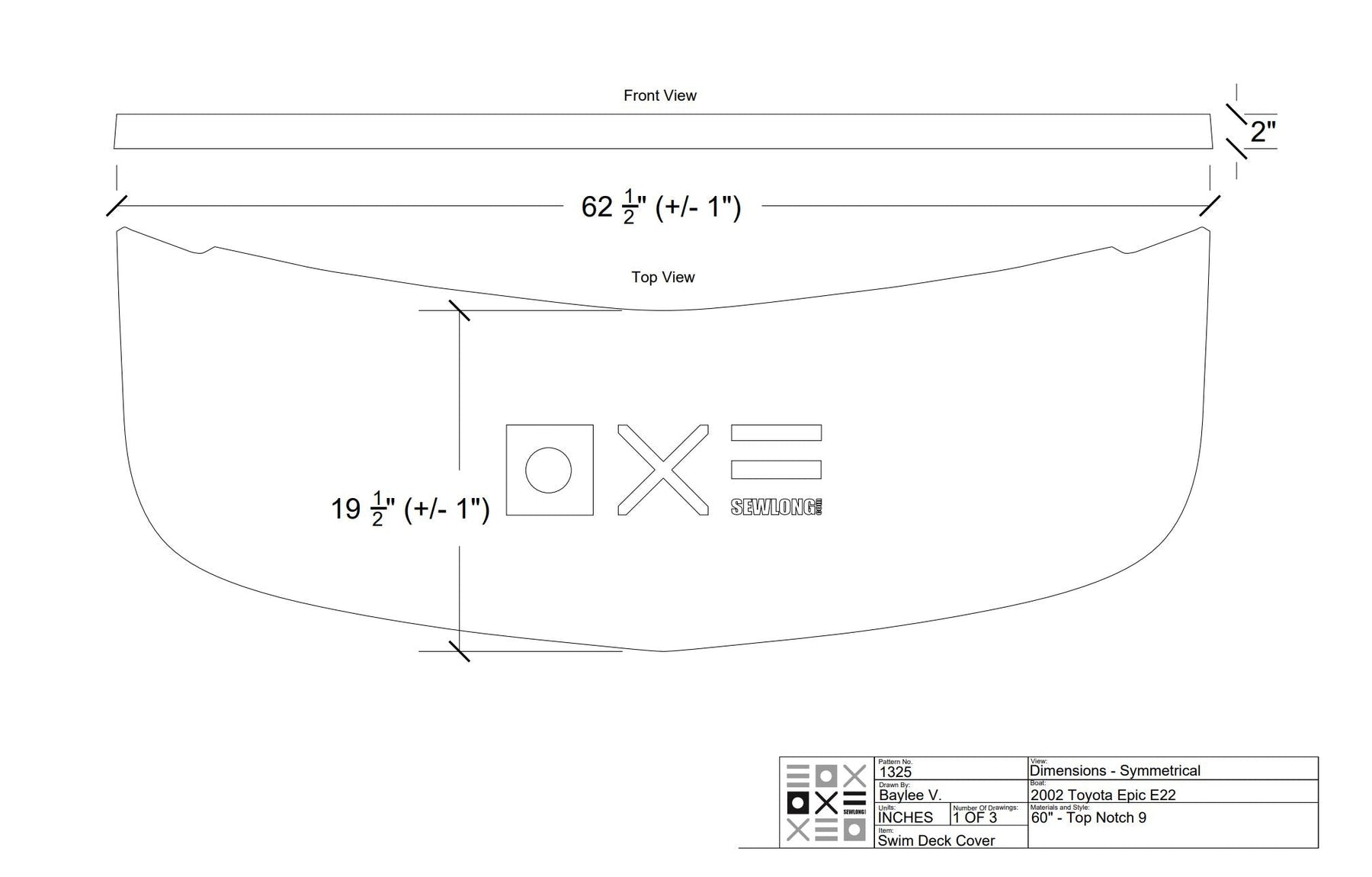 Toyota Epic Round Swim Platform Cover - BoardCo