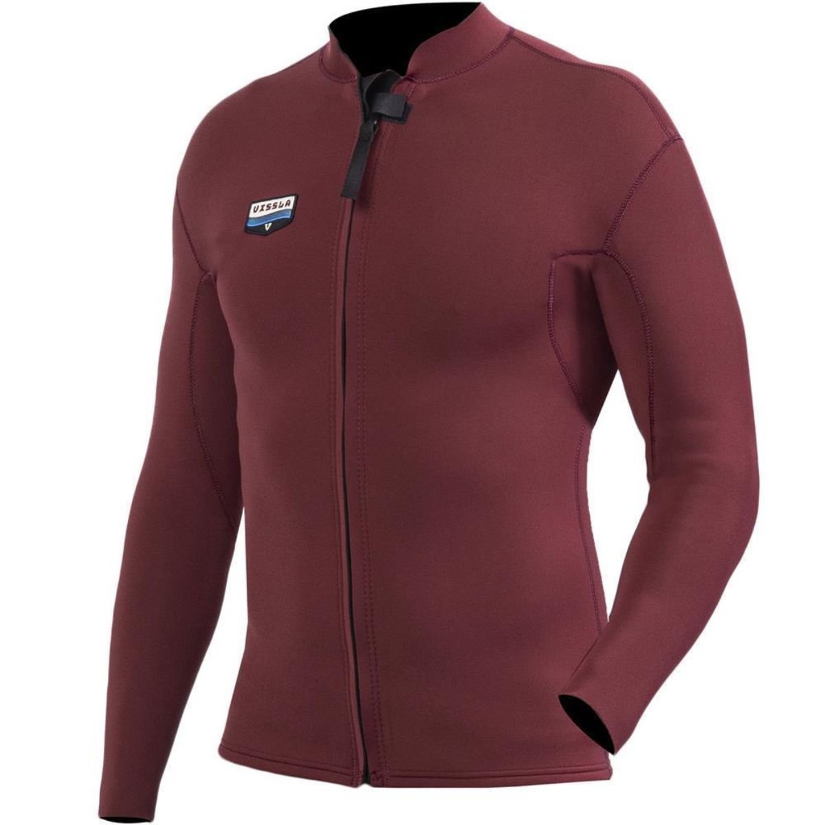 Vissla 2mm Solid Sets Front Zip Jacket – Blood – BoardCo