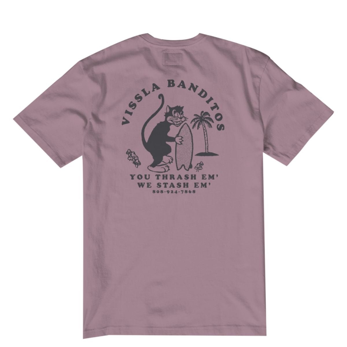 Vissla Bandito Pocket Tee in Dusty Rose - BoardCo