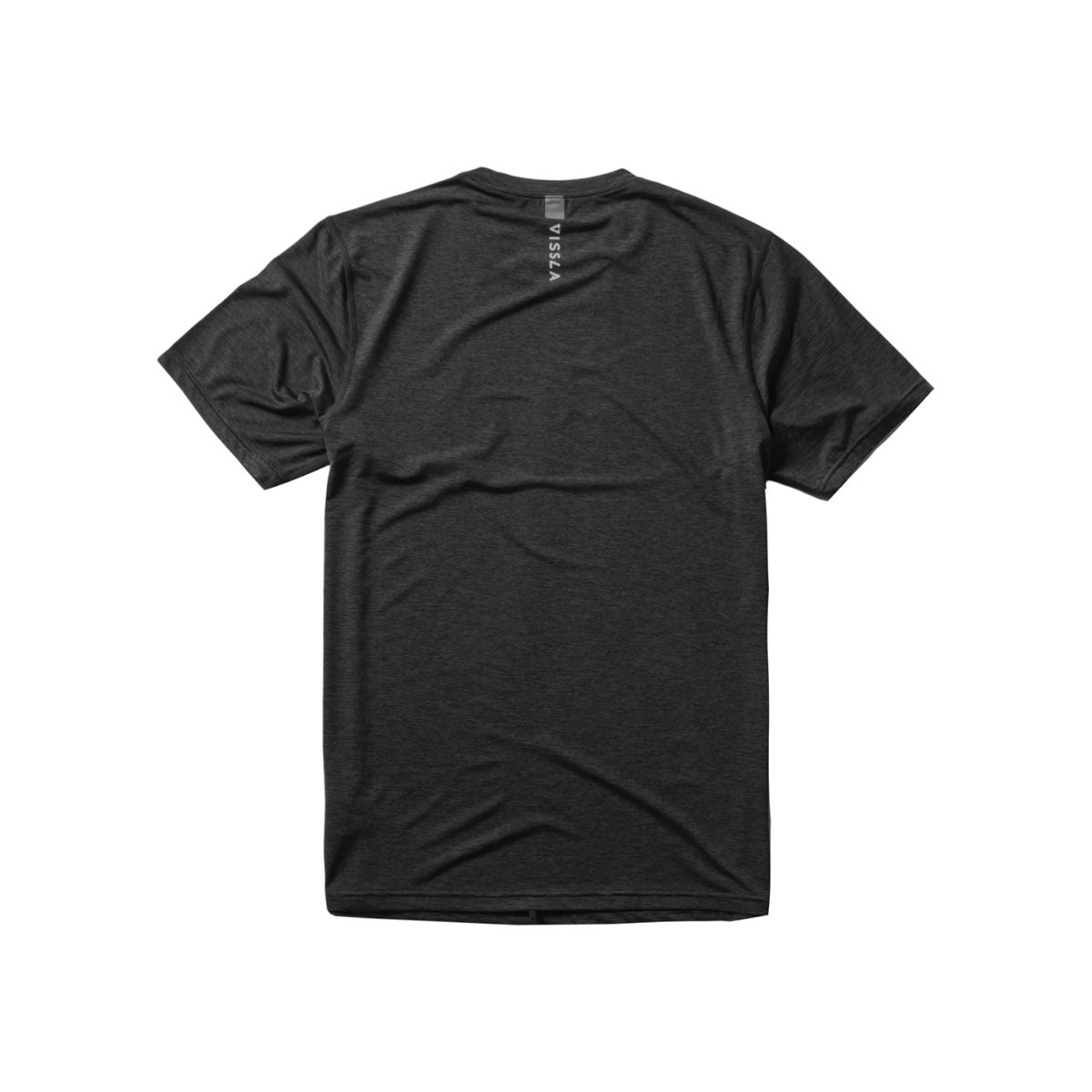 Vissla Twisted Eco SS Rash Guard in Black Heather - BoardCo