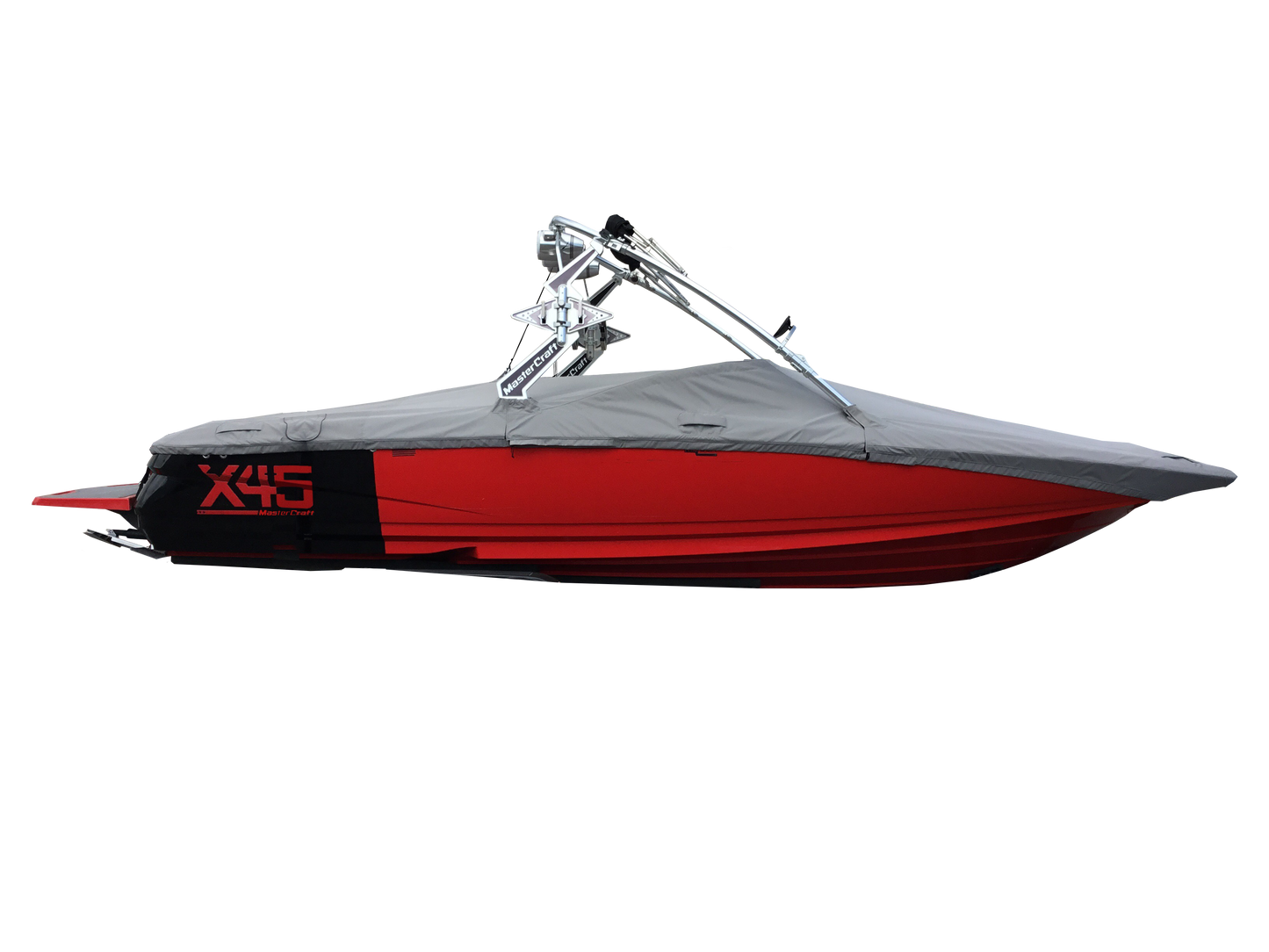 MasterCraft X45 With ZFT 5.1 Tower Cinch Cover