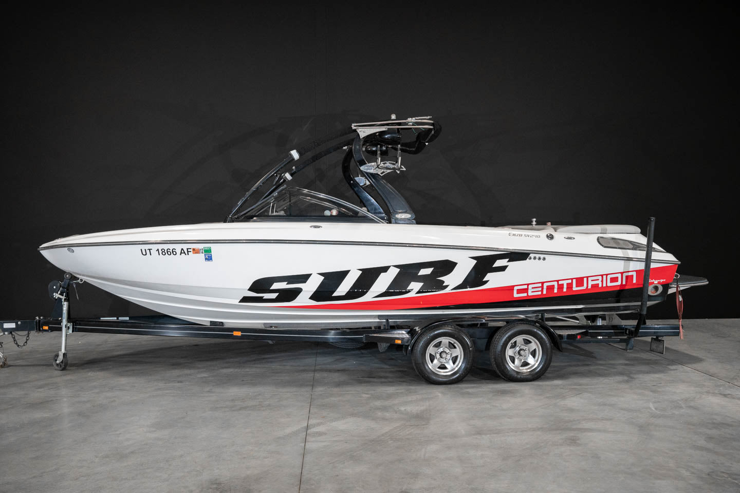 2008 Centurion SV240 Red / Black / White - BoardCo Boats