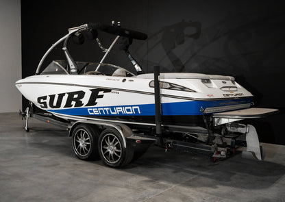 2008 Centurion SV240 - White / Blue - BoardCo Boats