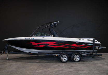 2009 Centurion Enzo SV240 - Black / Red / White - BoardCo Boats