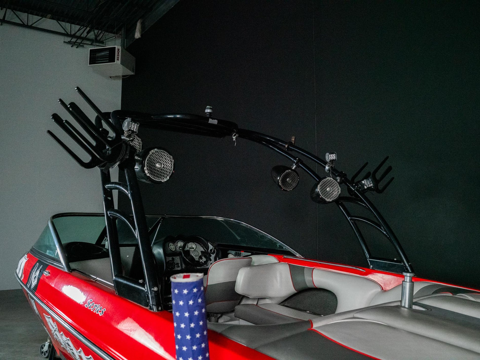 2013 Sanger 237 Wake Series - Red / Black - BoardCo