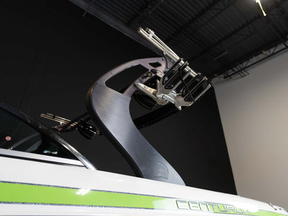 2014 Centurion Enzo SV244 - White / Black / Green - BoardCo Boats