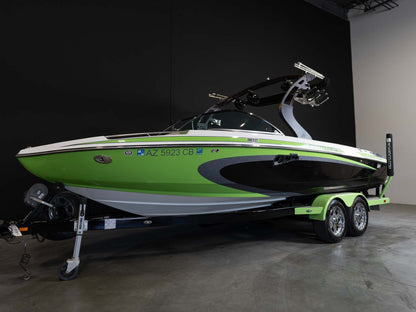 2014 Centurion Enzo SV244 - White / Black / Green - BoardCo Boats