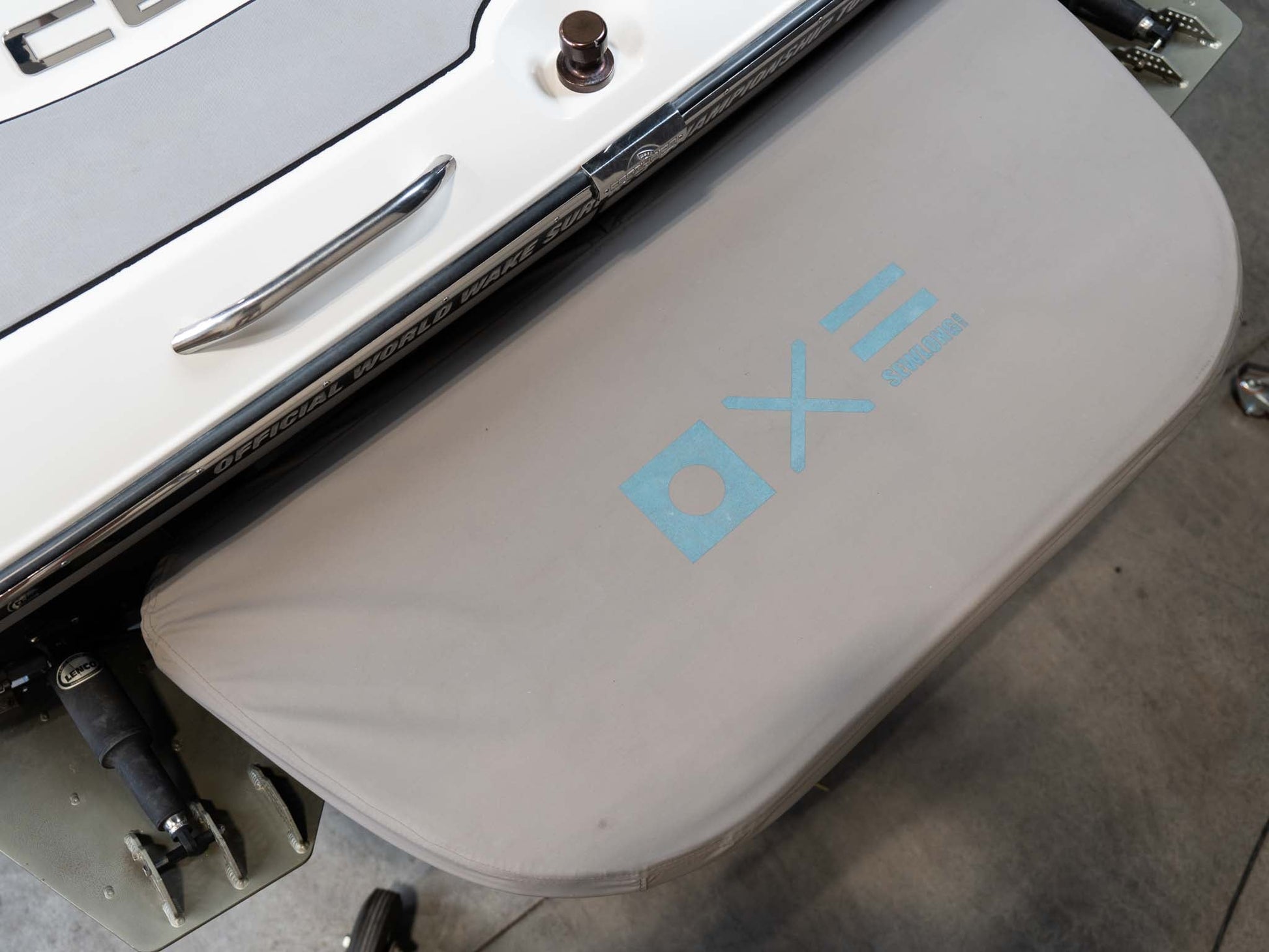 2014 Centurion Enzo SV244 - White / Black / Green - BoardCo Boats