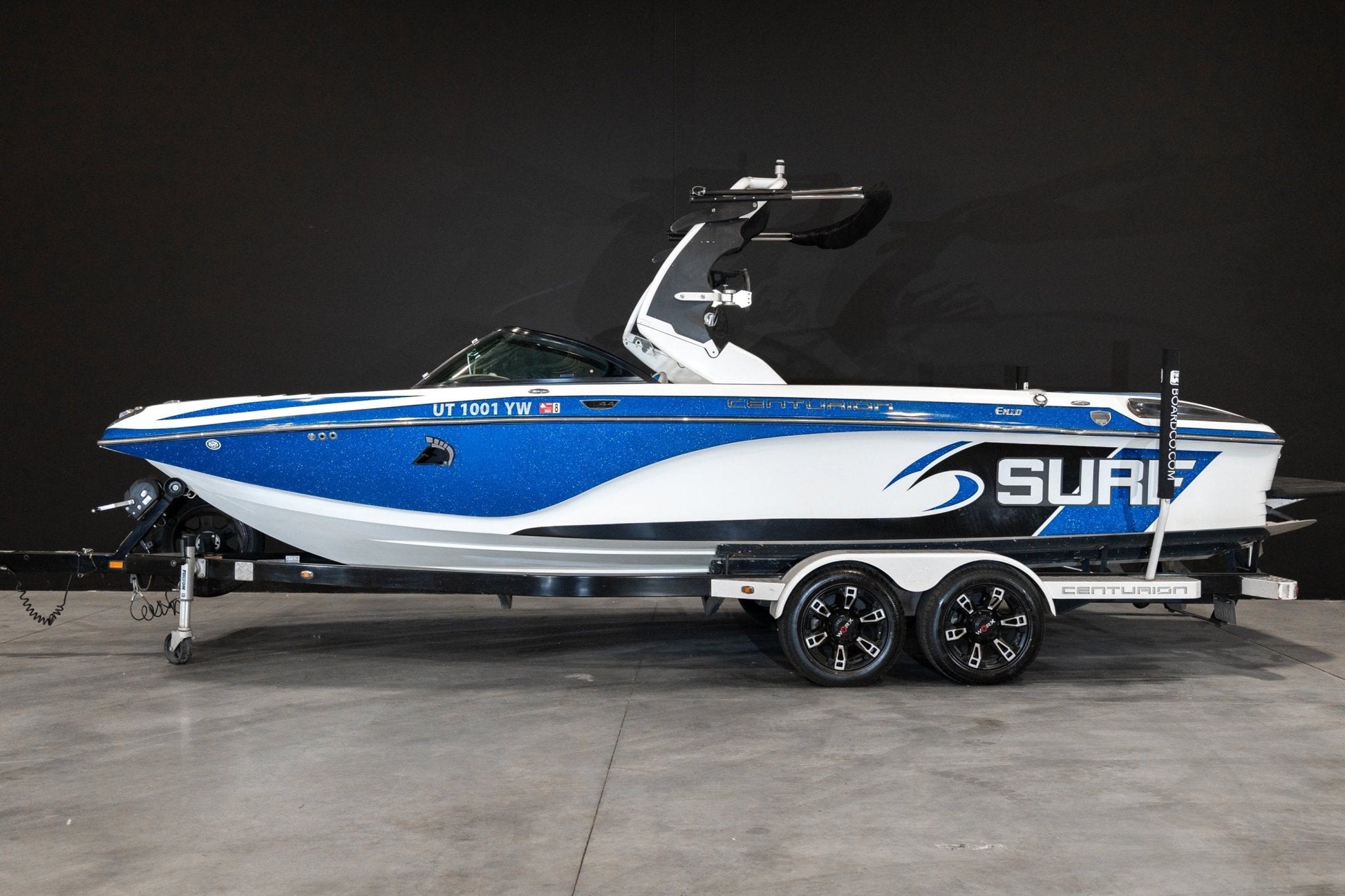 2015 Centurion FS44 - Canadian Blue Flake / White - BoardCo