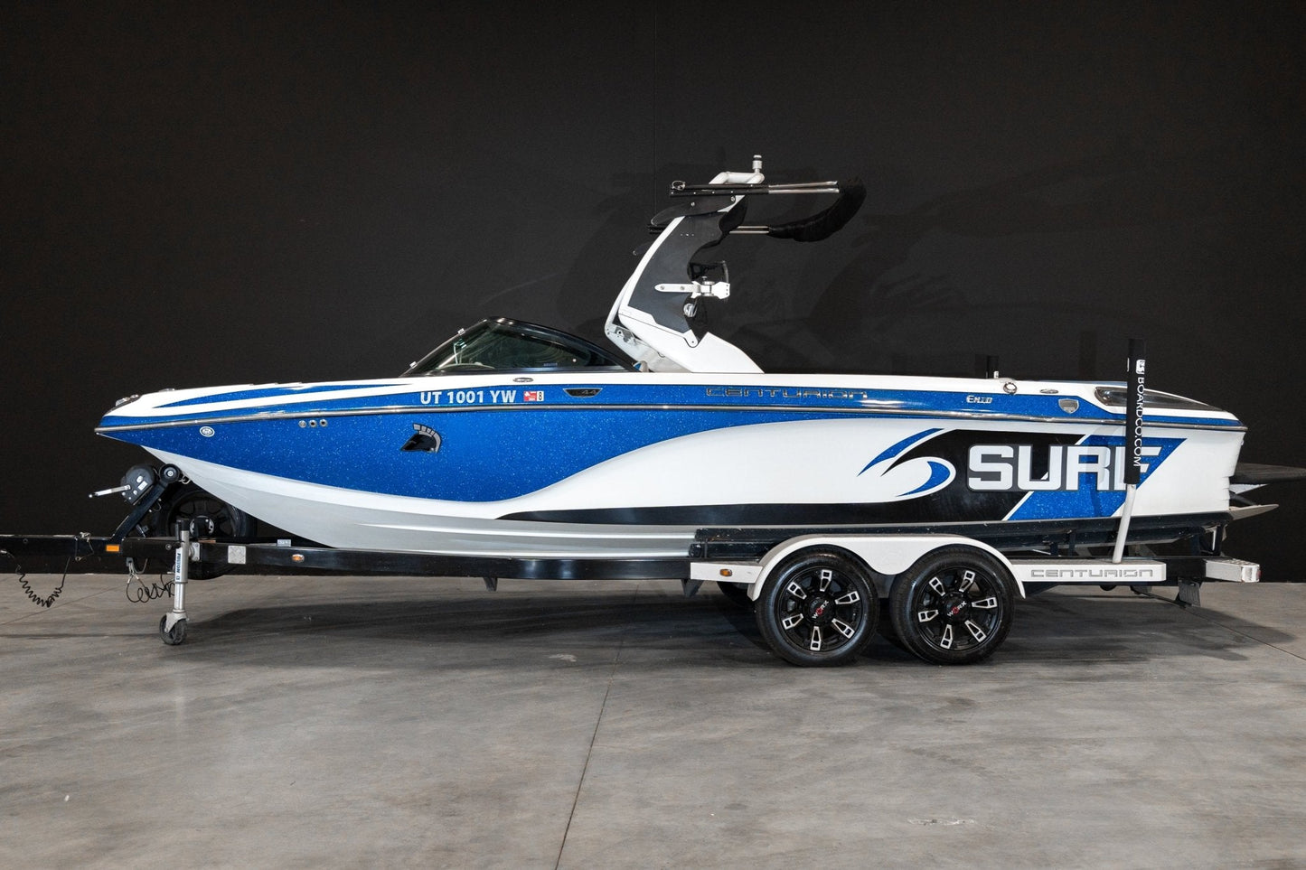 2015 Centurion FS44 - Canadian Blue Flake / White - BoardCo Boats