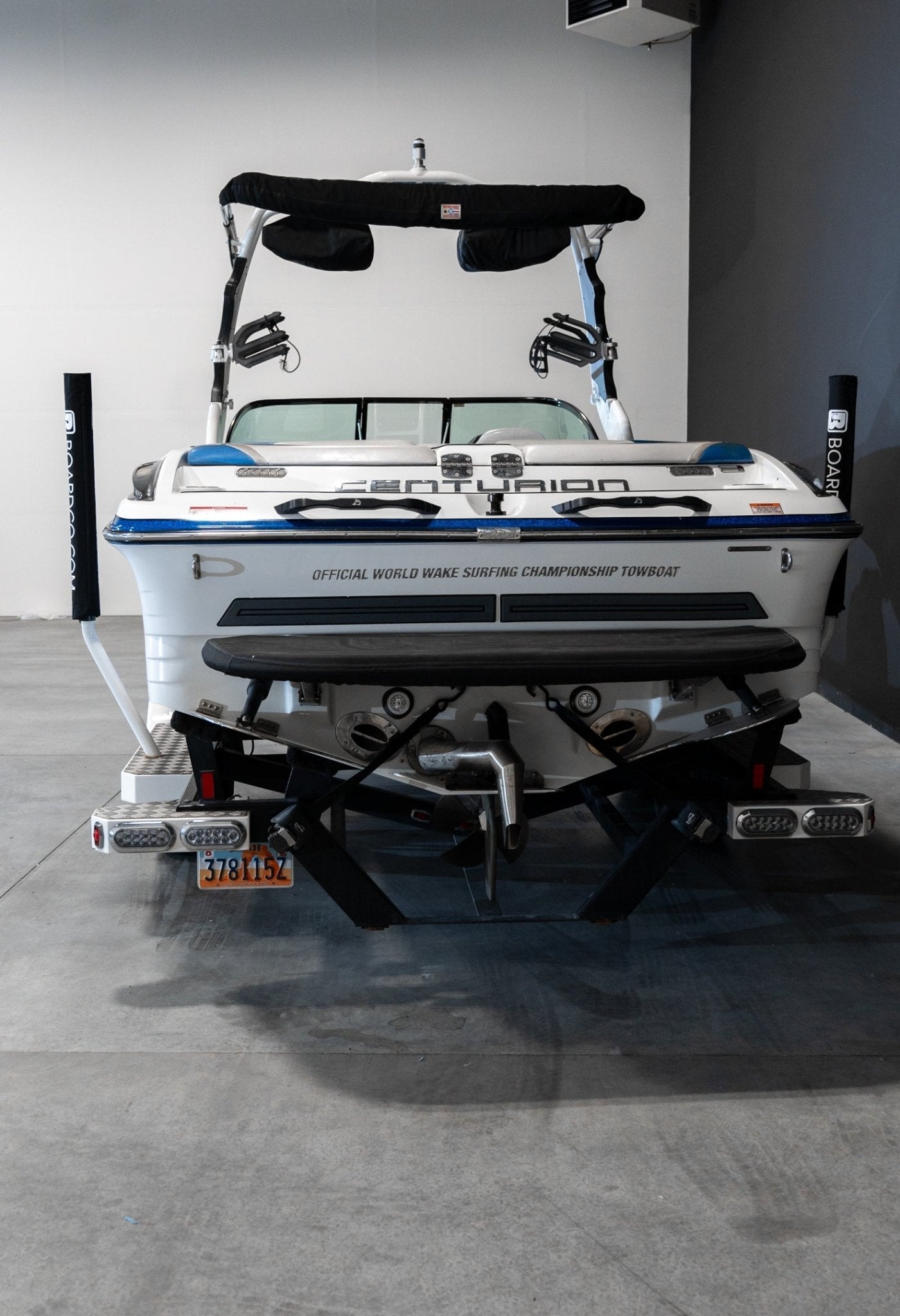 2015 Centurion FS44 - Canadian Blue Flake / White - BoardCo Boats