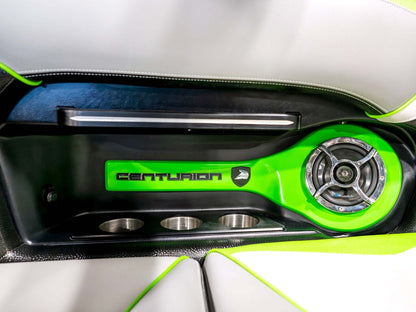 2016 Centurion Ri237 - Onyx Black / Gunmetal Flake / Lime Green - BoardCo Boats