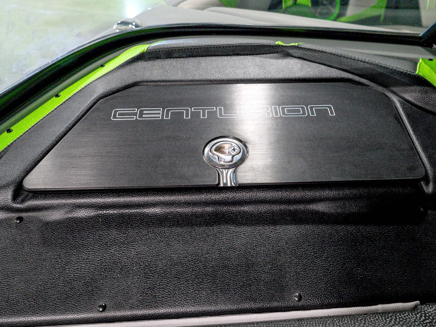 2016 Centurion Ri237 - Onyx Black / Gunmetal Flake / Lime Green - BoardCo Boats