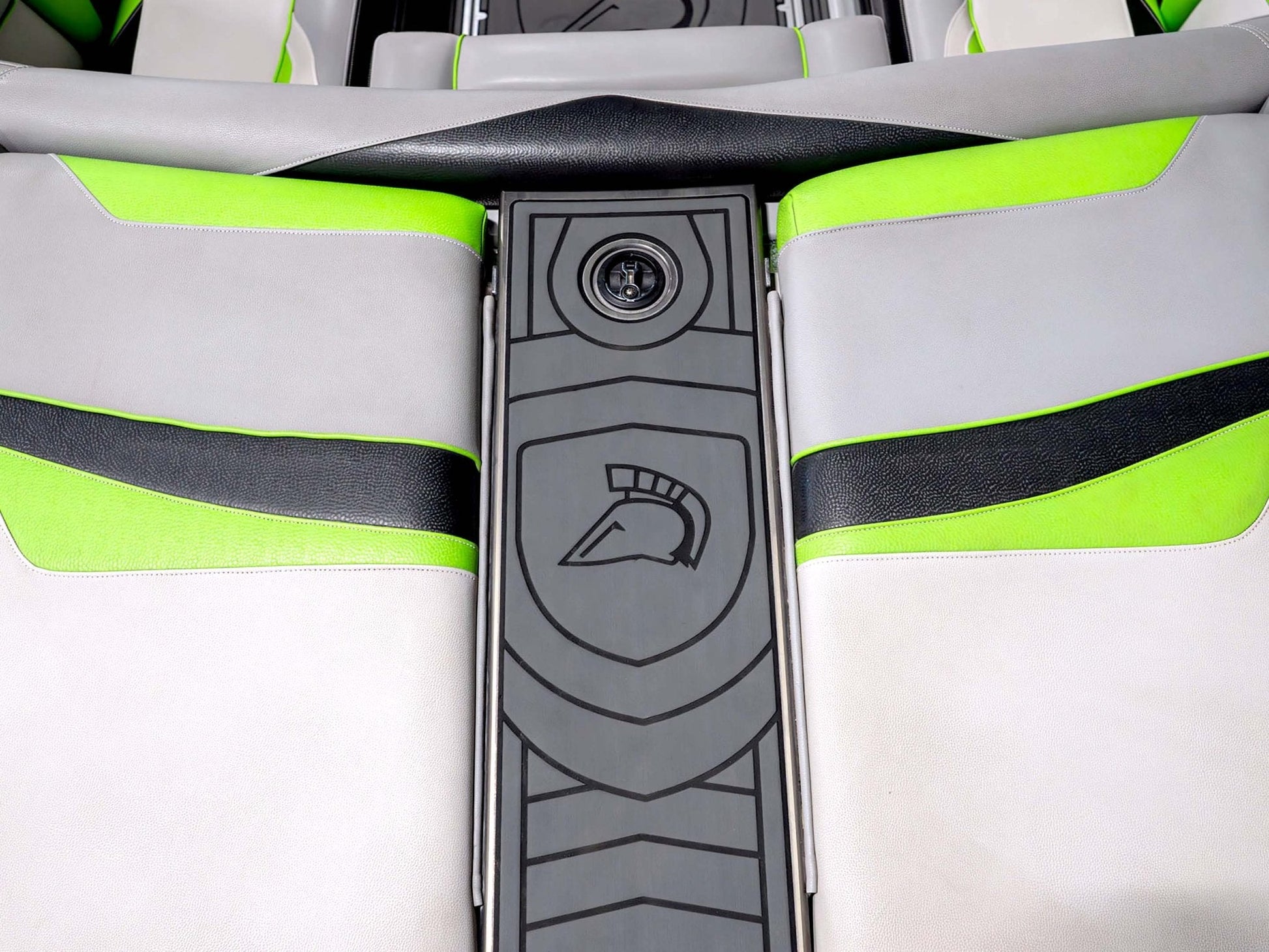 2016 Centurion Ri237 - Onyx Black / Gunmetal Flake / Lime Green - BoardCo Boats