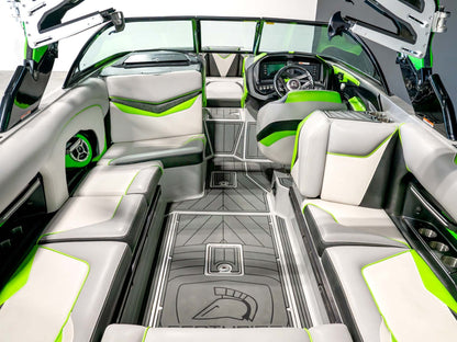2016 Centurion Ri237 - Onyx Black / Gunmetal Flake / Lime Green - BoardCo Boats