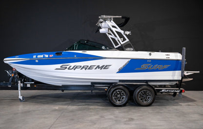 2016 Supreme S211 - White - Blue - BoardCo Boats