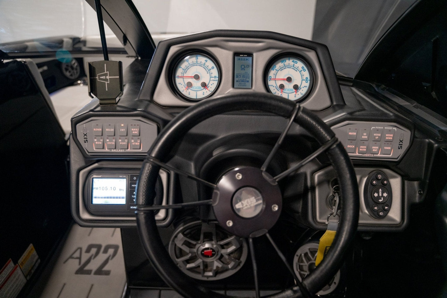 2017 Axis A22 - Black / Blue - BoardCo Boats