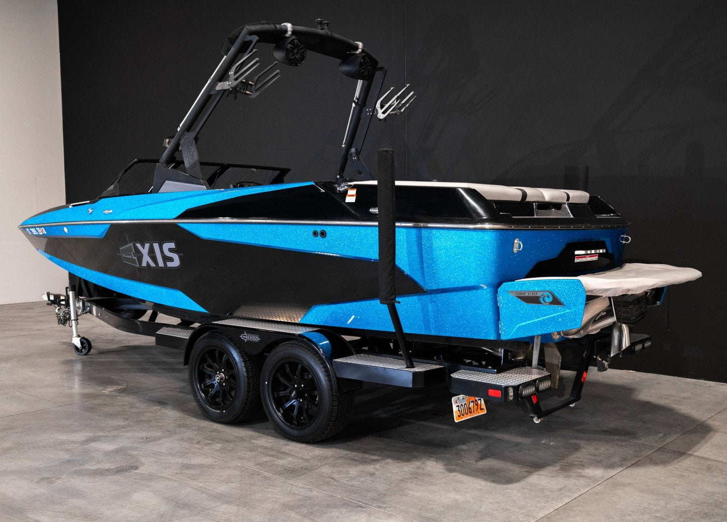 2017 Axis A22 - Black / Blue - BoardCo Boats