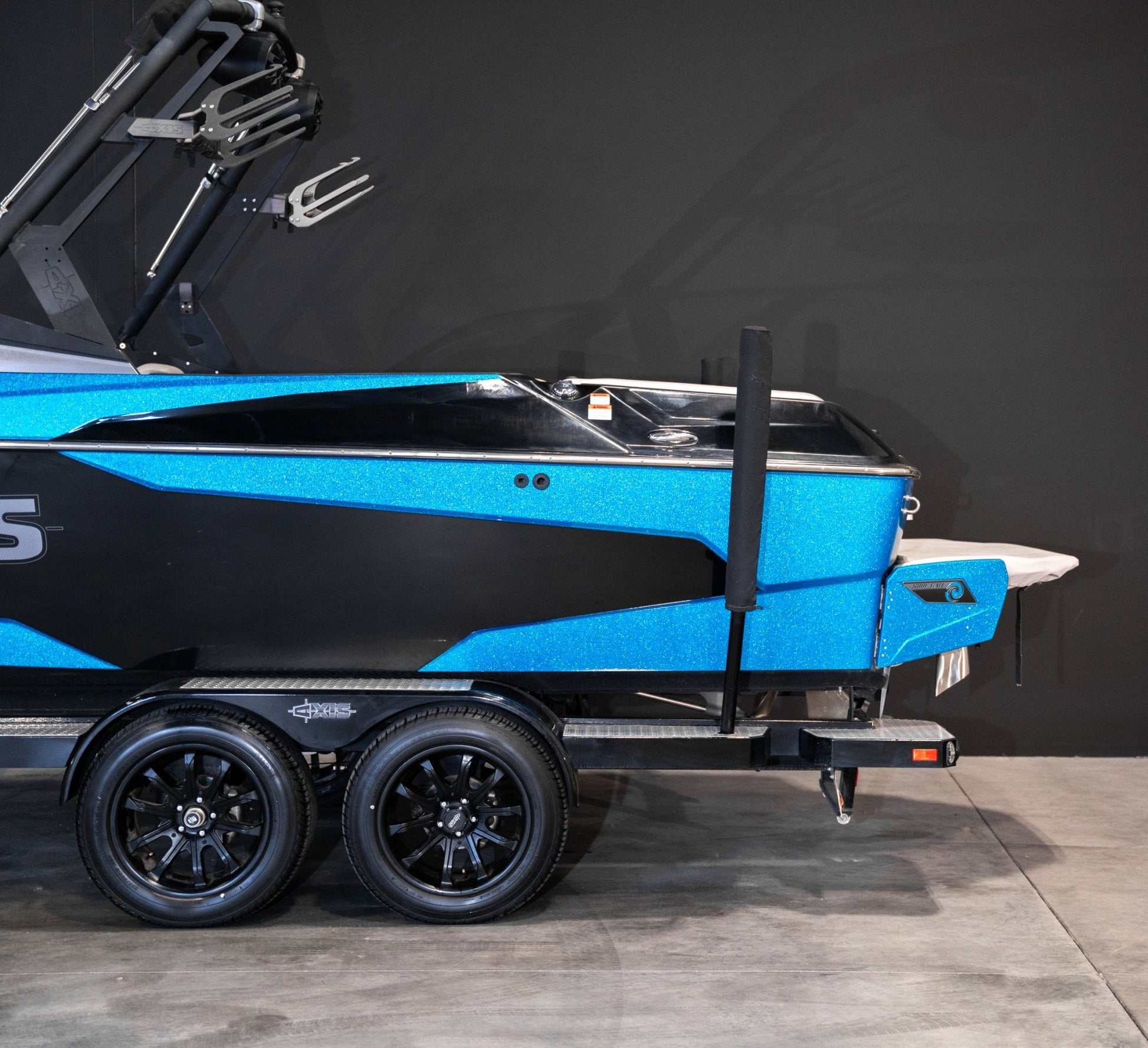 2017 Axis A22 - Black / Blue - BoardCo Boats