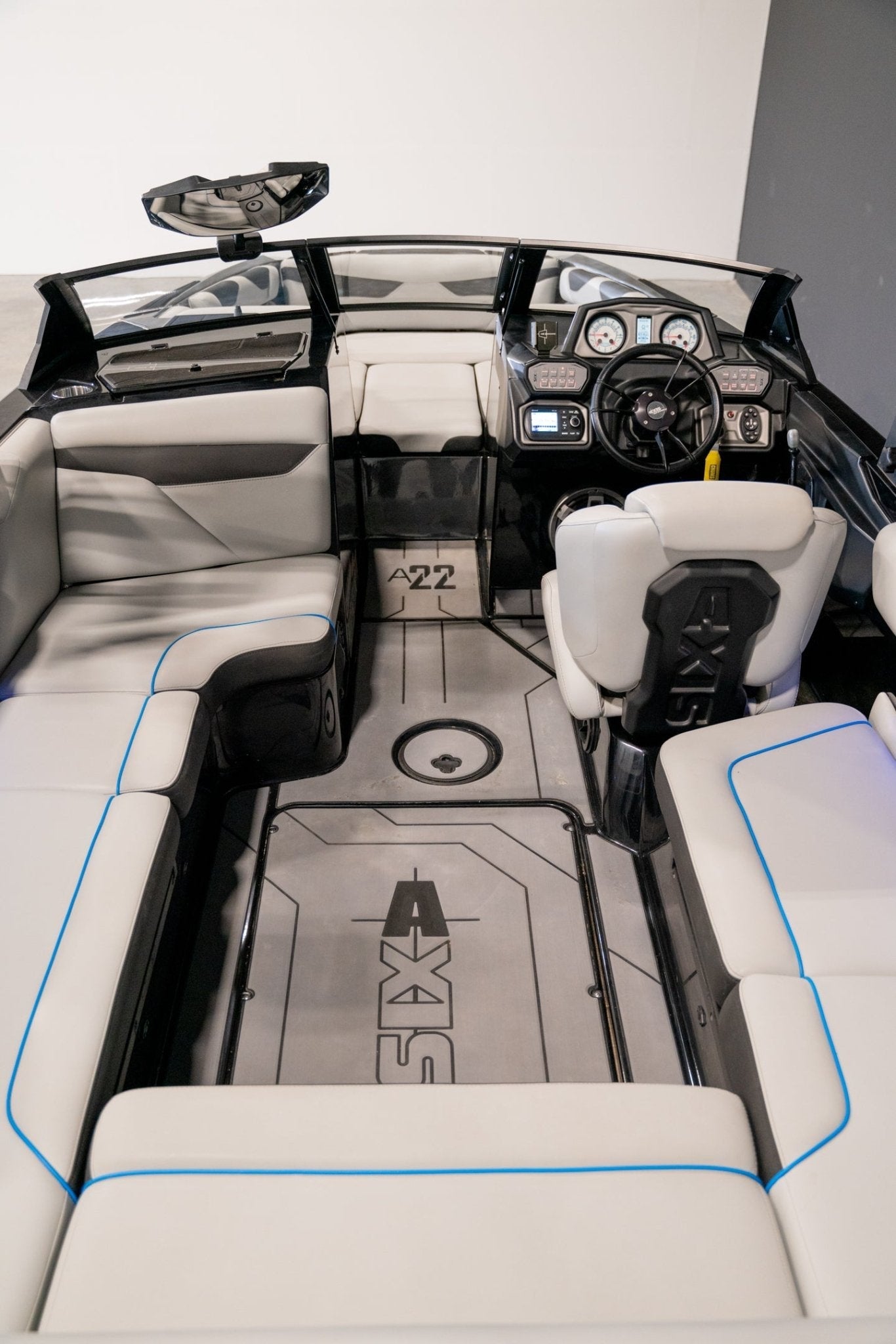 2017 Axis A22 - Black / Blue - BoardCo Boats