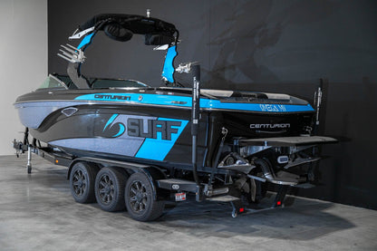 2017 Centurion RI257 Electric Blue / Gun Metal Flake / Black - BoardCo Boats