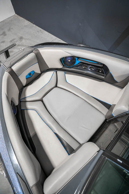 2017 Centurion RI257 Electric Blue / Gun Metal Flake / Black - BoardCo Boats