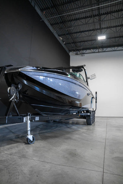 2017 Centurion RI257 Electric Blue / Gun Metal Flake / Black - BoardCo Boats
