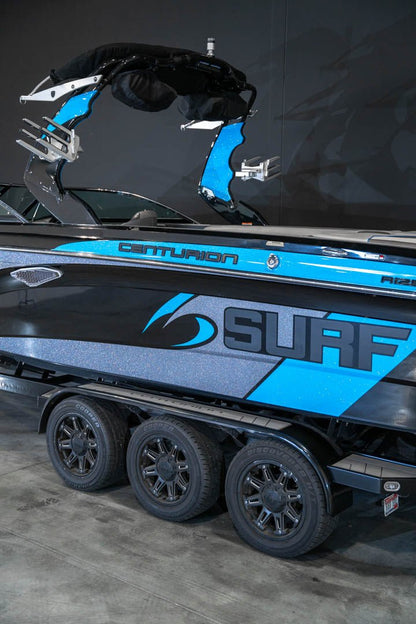 2017 Centurion RI257 Electric Blue / Gun Metal Flake / Black - BoardCo Boats