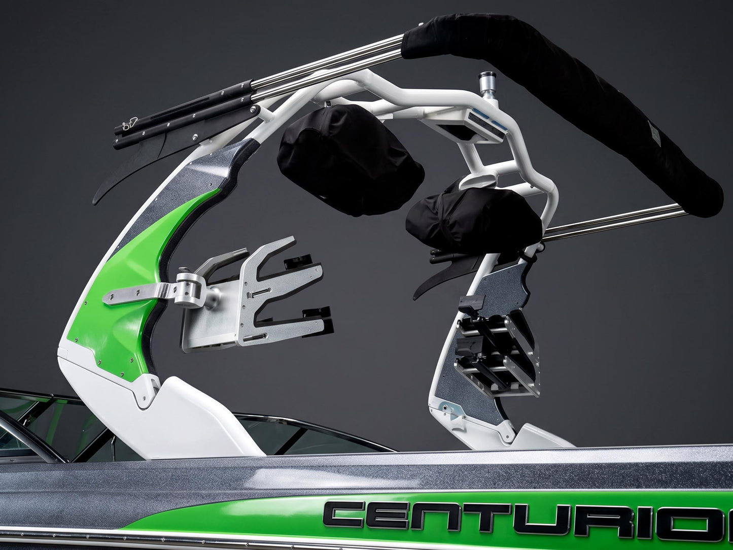2017 Centurion Ri257 - White / Gunmetal Flake / Green