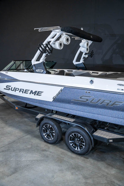 2017 Supreme S238 Gun Metal Flake White - BoardCo Boats
