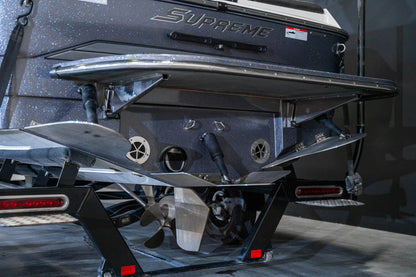 2017 Supreme S238 Gun Metal Flake White - BoardCo Boats