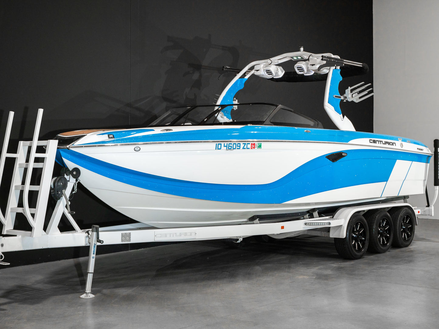 2018 Centurion Ri257 - Electric Blue Flake / White
