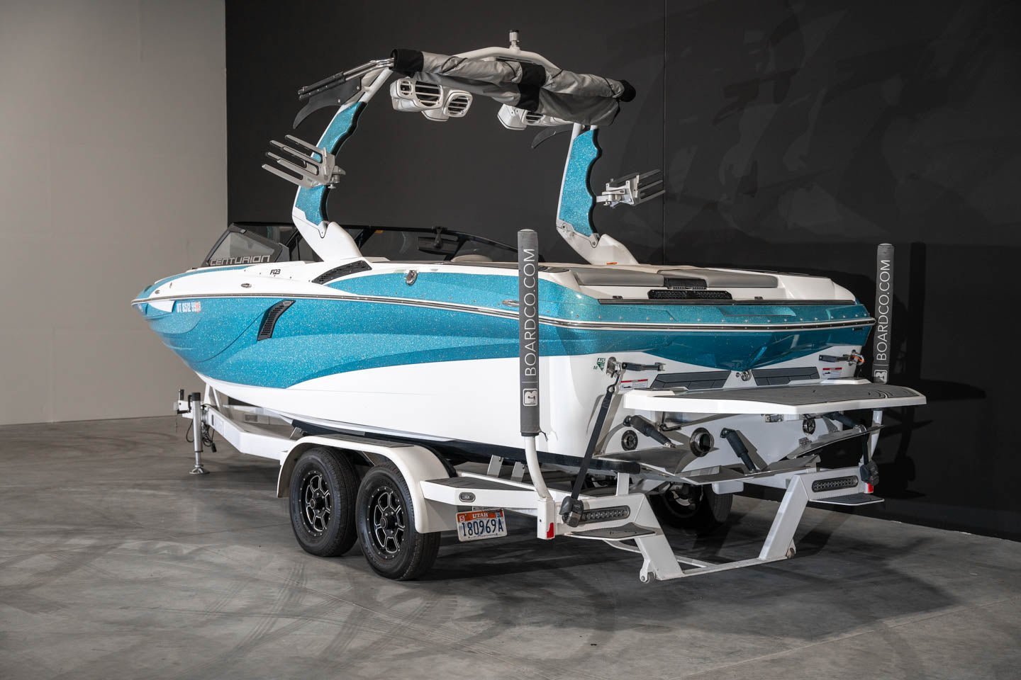 2018 Centurion Fi23 - Sky Blue Metal Flake / White - BoardCo