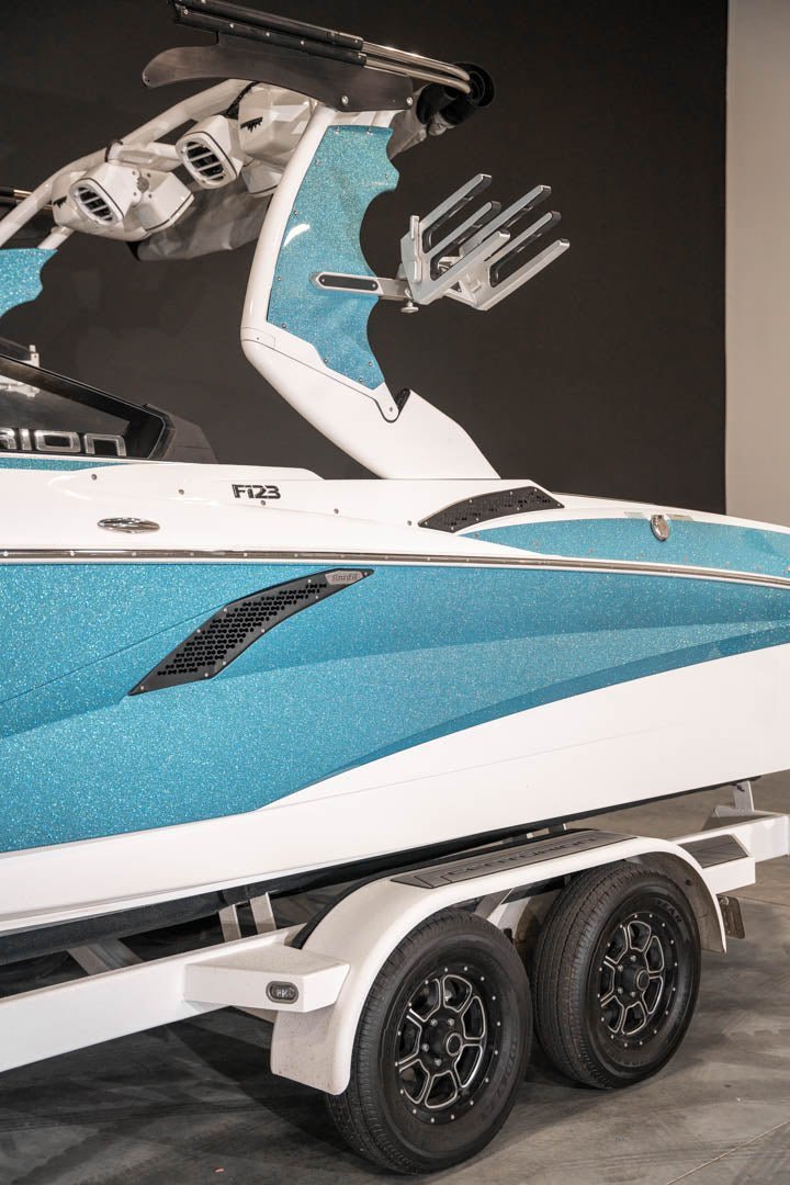 2018 Centurion Fi23 - Sky Blue Metal Flake / White - BoardCo