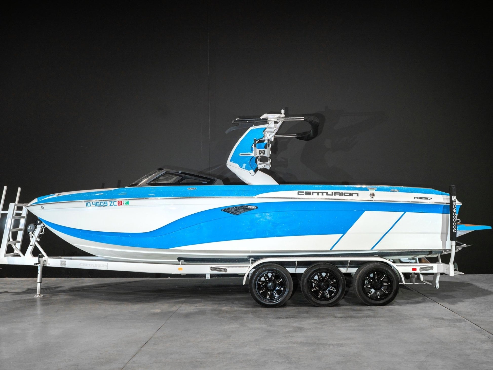 2018 Centurion Ri257 - Electric Blue Flake / White - BoardCo