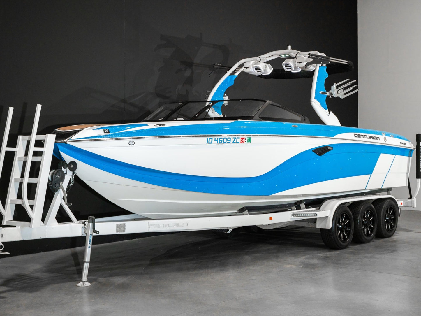 2018 Centurion Ri257 - Electric Blue Flake / White - BoardCo