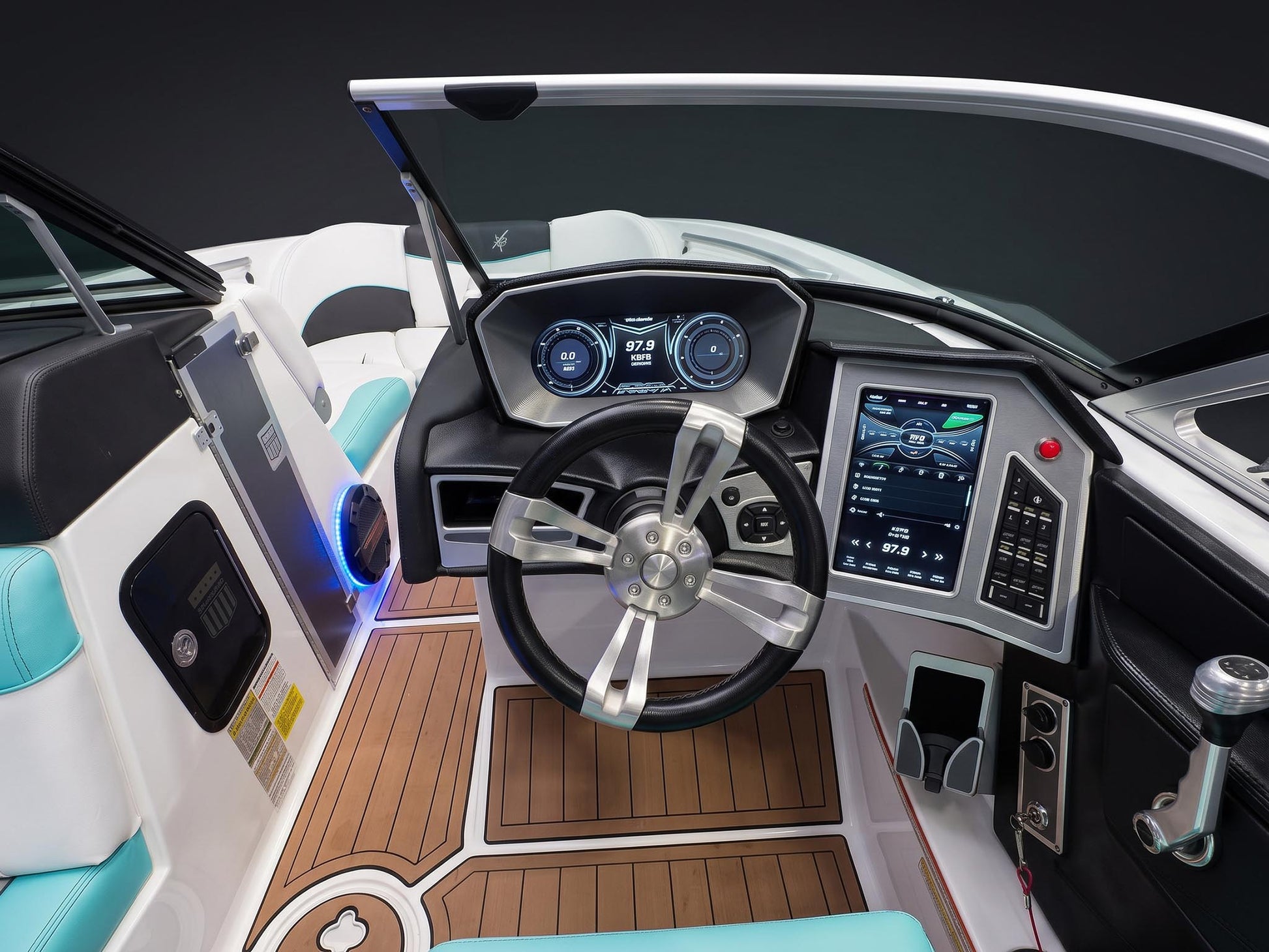 2018 MasterCraft X23 - Blue MF / White / Black - BoardCo