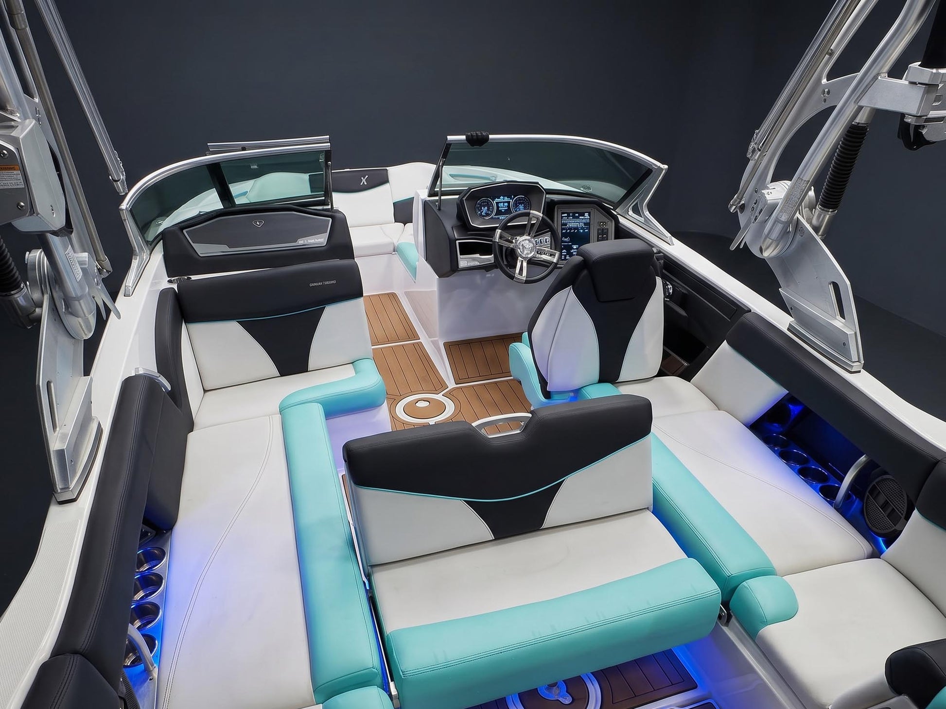 2018 MasterCraft X23 - Blue MF / White / Black - BoardCo