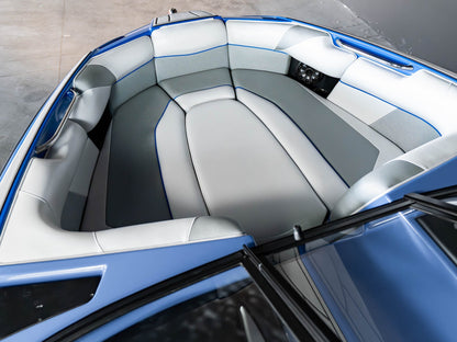 2018 Moomba Mojo Silver / Black / Blue - BoardCo Boats