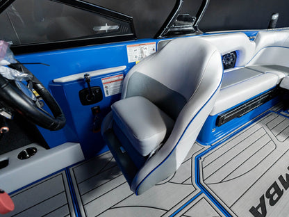 2018 Moomba Mojo Silver / Black / Blue - BoardCo Boats