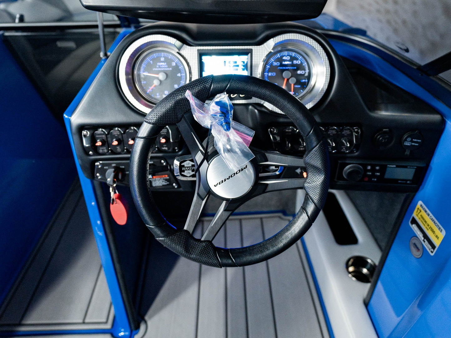 2018 Moomba Mojo Silver / Black / Blue - BoardCo Boats