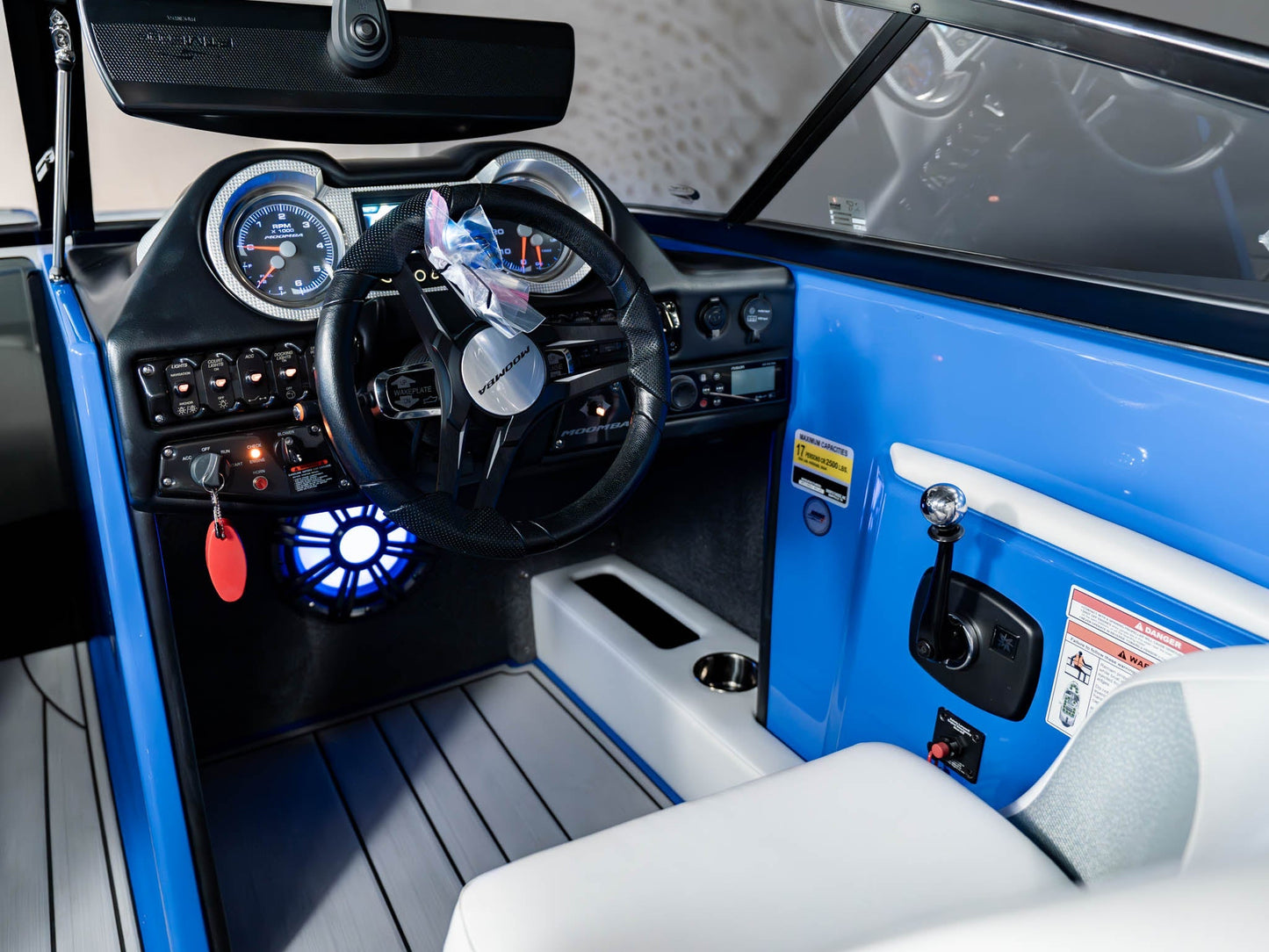 2018 Moomba Mojo Silver / Black / Blue - BoardCo Boats